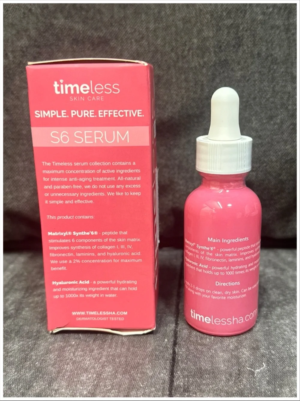 Timeless matrixyl synthe